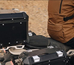 Пассажирское сиденье Royal Enfield, тип - "Adventure", черного цвета, арт. KXA00428