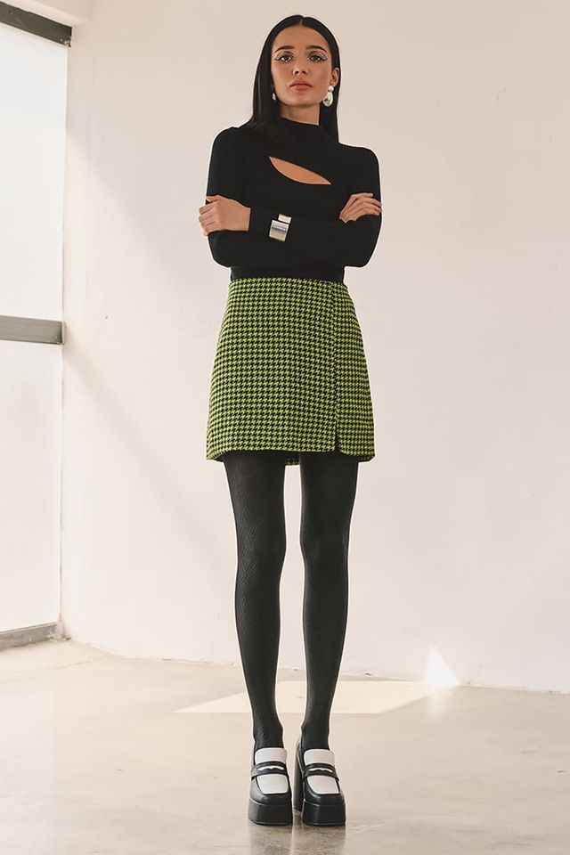 Колготки с рисунком "ромбы" Elena