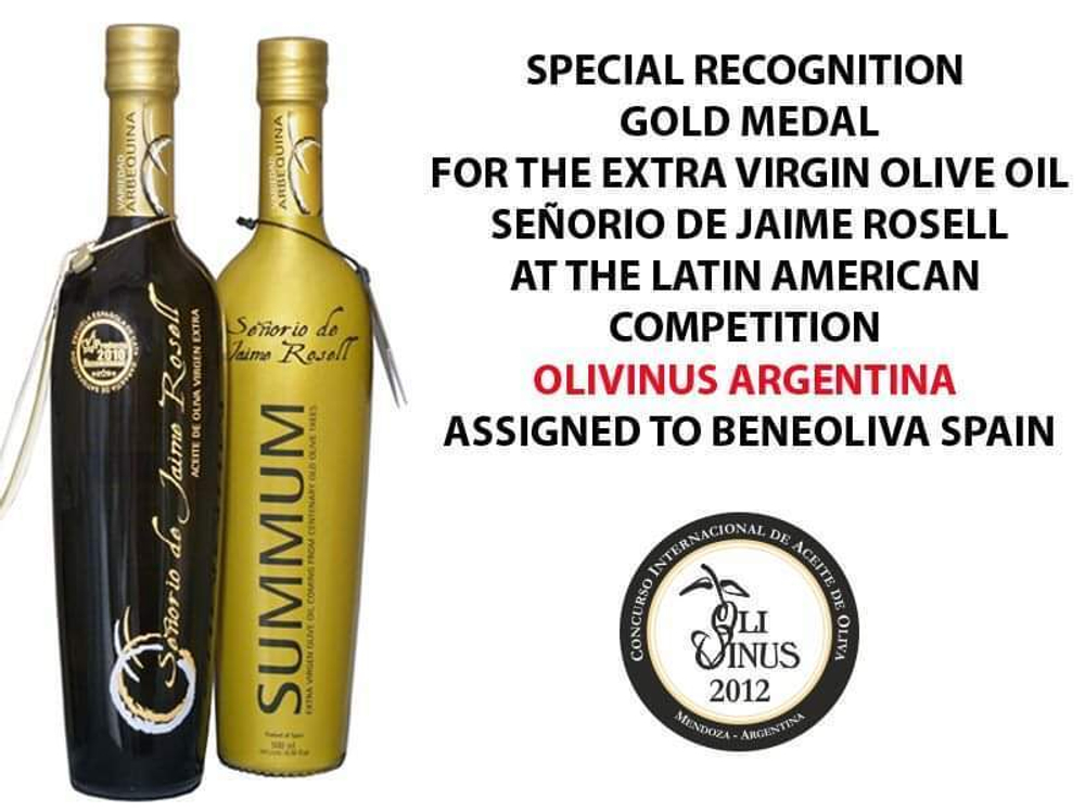 Оливковое масло Senorio de Jaime Rossell MAXIMUM Extra Virgin 500ml, Испания