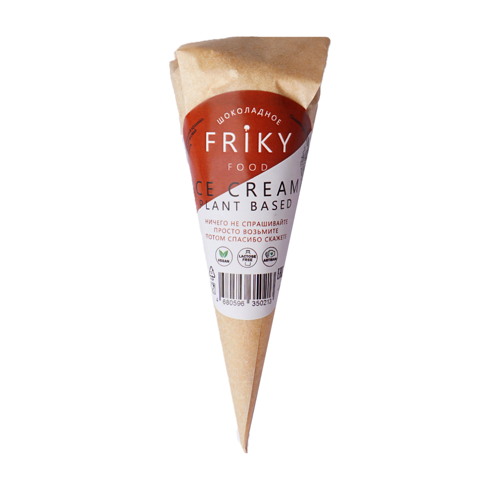 Мороженое в вафельном рожке Шоколадное Friky, 60 г