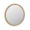 Круглое зеркало Alum из массива минди 80 см