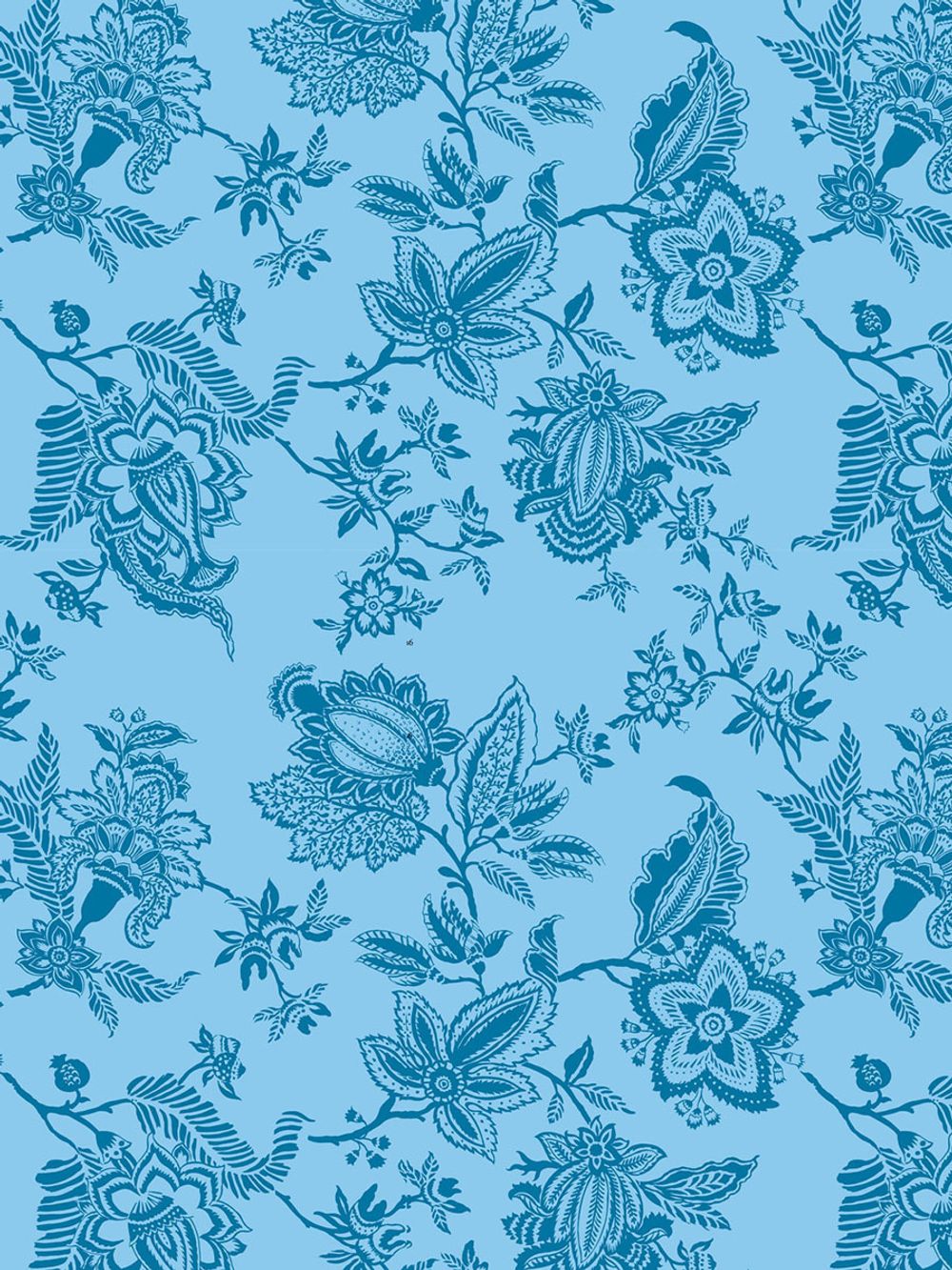 Наволочка комплект 2шт Сказка "Шамбала (синяя)" 50х70 см, перкаль