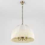 Citilux Базель CL407151 Люстра подвесная с бежевым абажуром