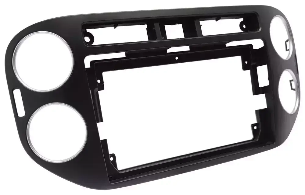 Магнитола для Volkswagen Tiguan 1 2011-2016 (аварийка прямоугольная, рамка чёрная) - Teyes CC3-2K-360 на Android 10, 2K QLED, 6Гб+128Гб, CarPlay, 4G SIM-слот, 4 камеры в комплекте