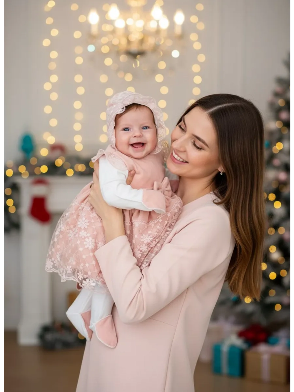 Платье для новорожденных девочек