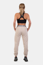 Брюки ICONIC MID-WAIST SWEATPANTS 408 Кремовые
