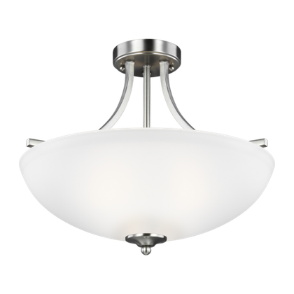 Светильник Visual Comfort Geary Medium Three Light Semi-Flush Convertible Pendant