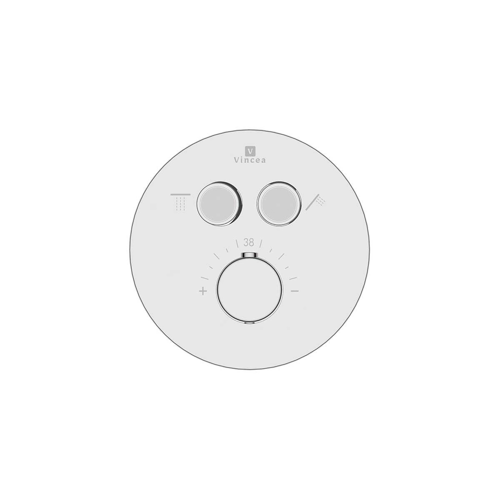Душевой комплект Vincea Inspire VSFW-3I22MT3CH встраиваемый, термостатический, двухрежимный, хром