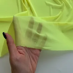 Сетка эластичная желтый неон