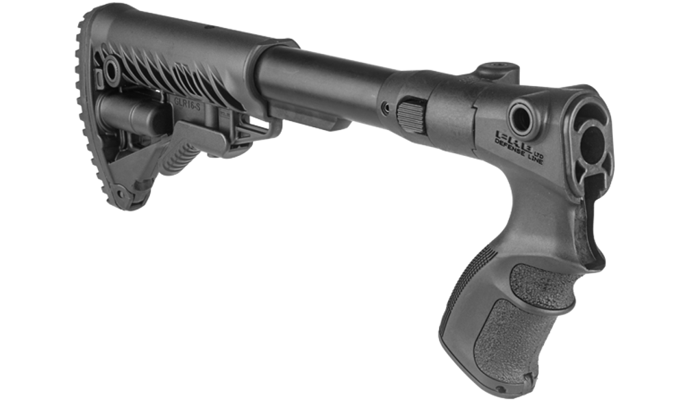 Телескопический складной приклад AGRF 870 FK на Remington 870, черный, FAB Defense
