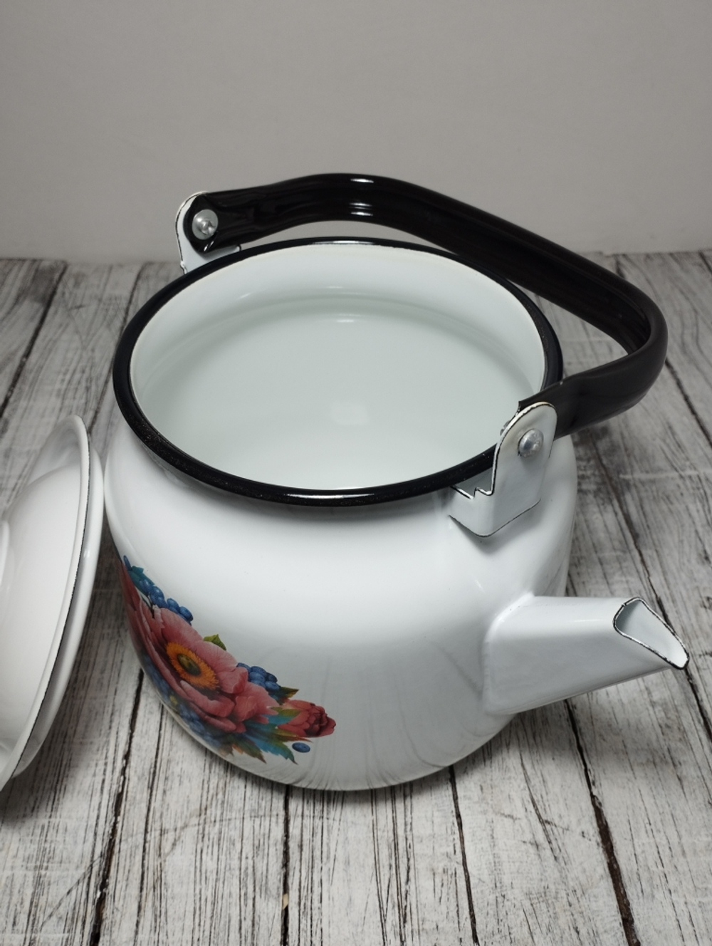 Чайник 3,5 л Декор 2713/4 Ягоды-пионы