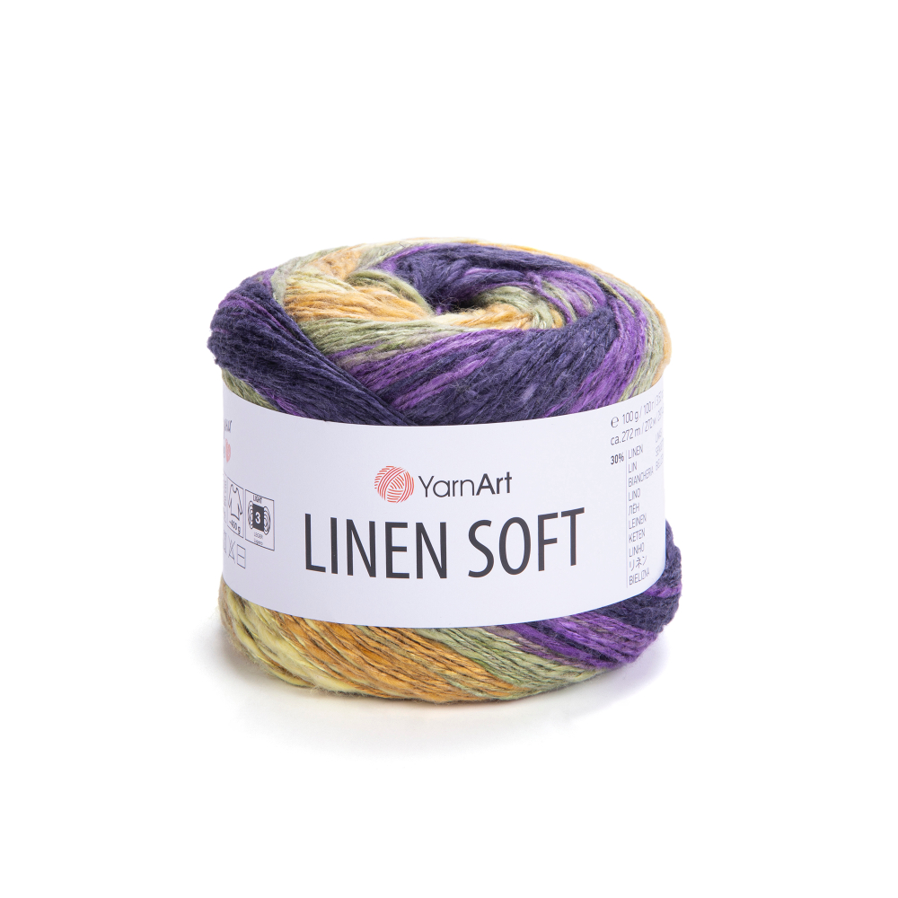 Пряжа YarnArt Linen Soft (7410)