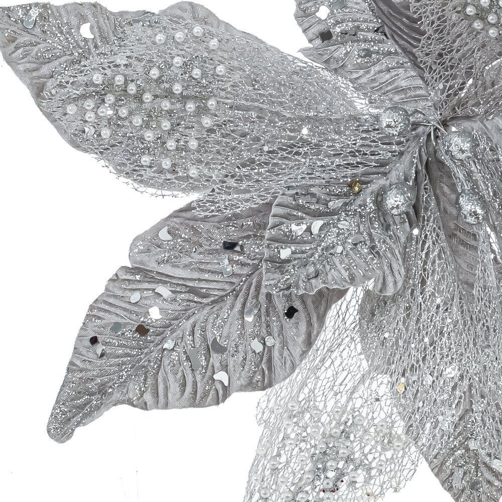 GAEM Цветок искусственный "Пуансеттия", L48 W48 H38 см