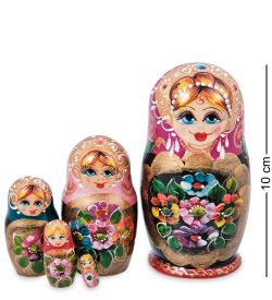 Народные промыслы МР-41/ 4-F Матрешка 5м «Алевтина» мал.