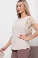 Блуза "Мадина" (экрю) Б5957 LT Collection (Акция)