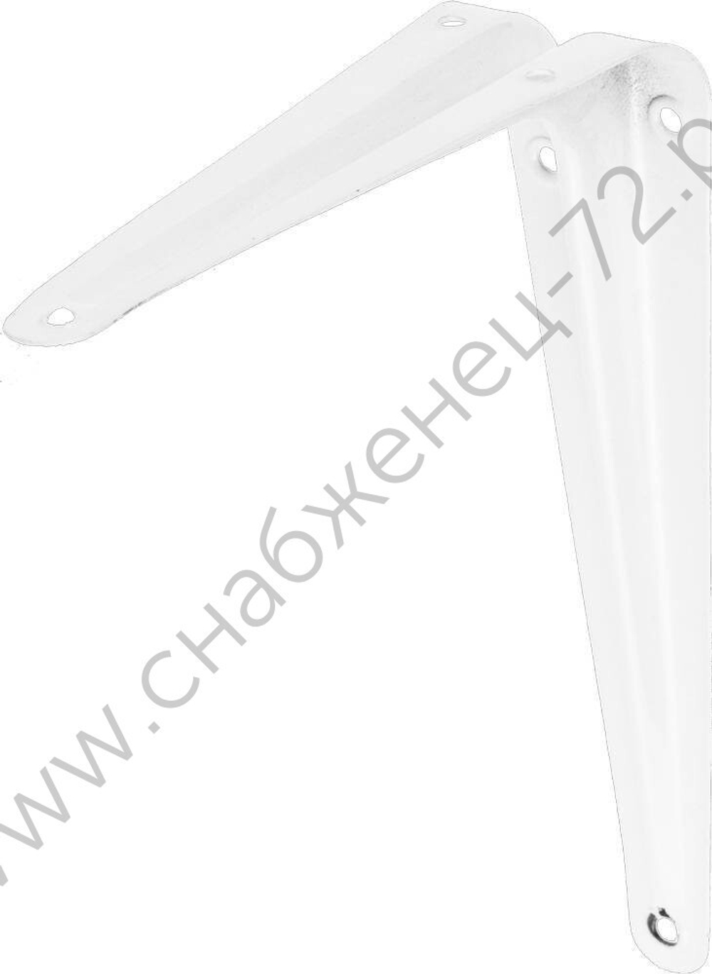 STAYER 150х125 мм, белый, уголок-кронштейн (37402-1)