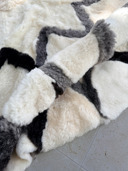 Ковер шкура натуральная овчина меховой