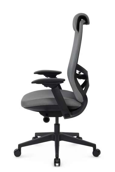 Кресло Gemini EGE-002A Черный пластик/Серый