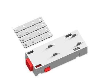 Коннектор питания прямой с соединителем для шинопровода в натяжной потолок GL1107 WH белый Magnetic 220V Ambrella