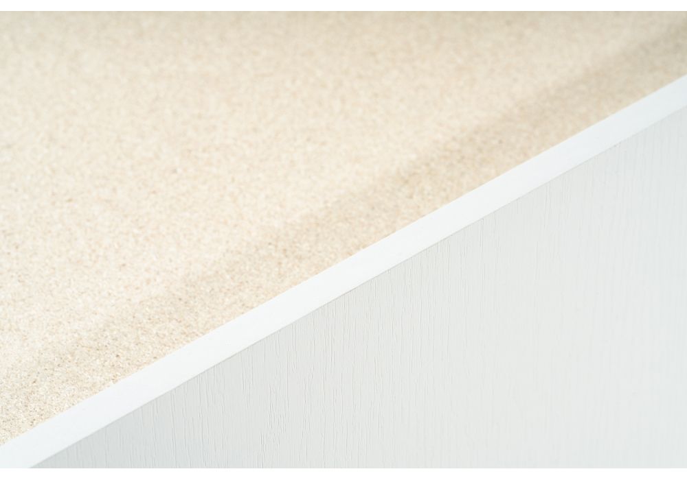 Двуспальная кровать Адайн 160х200 белое дерево / белое дерево