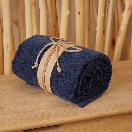 Полотенце для СПА 84х152 Onsilk Шанти темно-синее