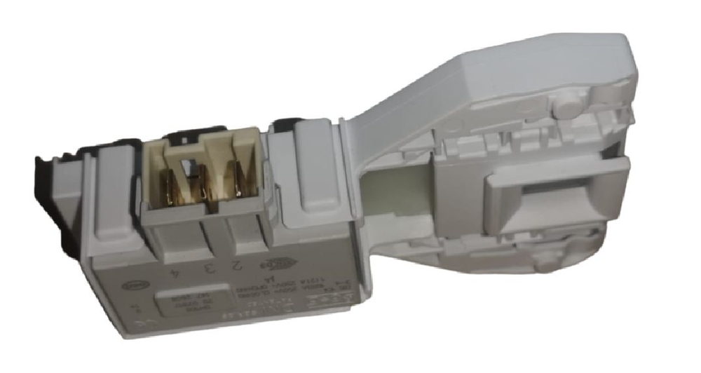 Замок люка стиральной машины Indesit Beko 085194 T85 DA066042 крепление клипса