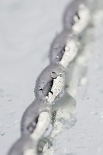 Уретральный плаг-косичка длинный серебристый 15,7 см