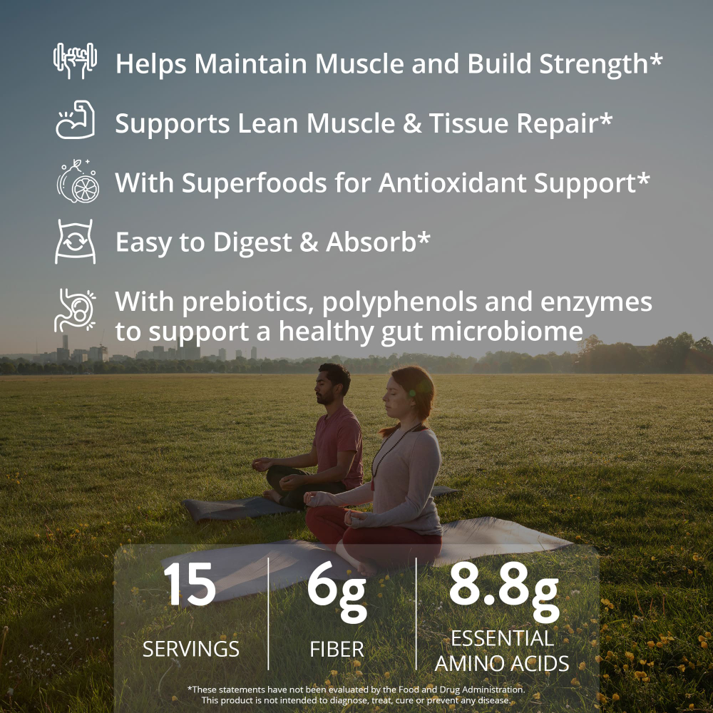 MRM Nutrition, растительный протеин с суперфудами, со вкусом шоколада, 570 г (1,26 фунта)