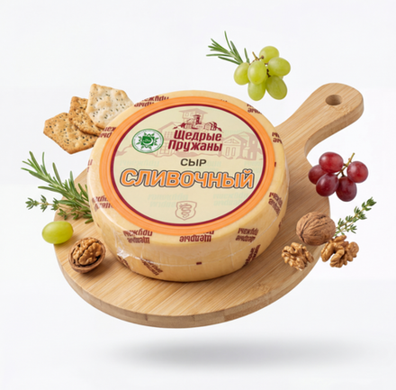 Сыр Сливочный 50%, Щедрые Пружаны
