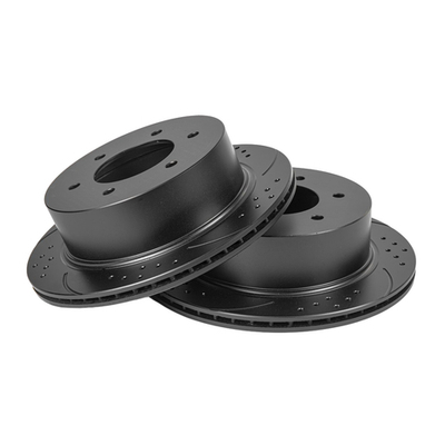 Диск тормозной GANZ задний перфорированный PRO-Line с покрытием (комплект - 2 шт) MITSUBISHI PAJERO SPORT 08- Арт.: GIJ10133S