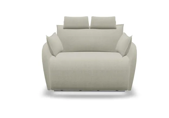 Раскладывающееся кресло-качалка Nadia XL, Bar - Anthracite, ткань Axis S.6