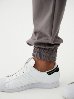 Джоггеры карго хлопковые. Серые