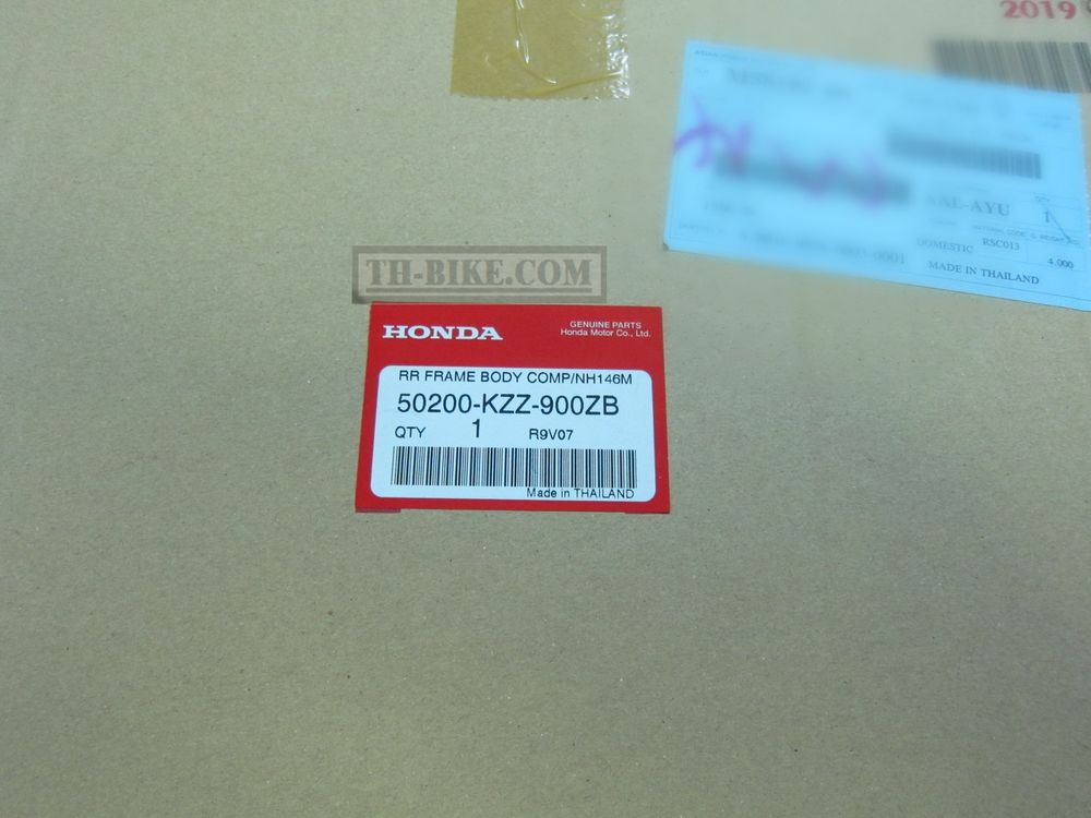 50200-KZZ-900ZB. BODY COMP., RR. FRAME *NH146M*. Subframe Honda CRF250L