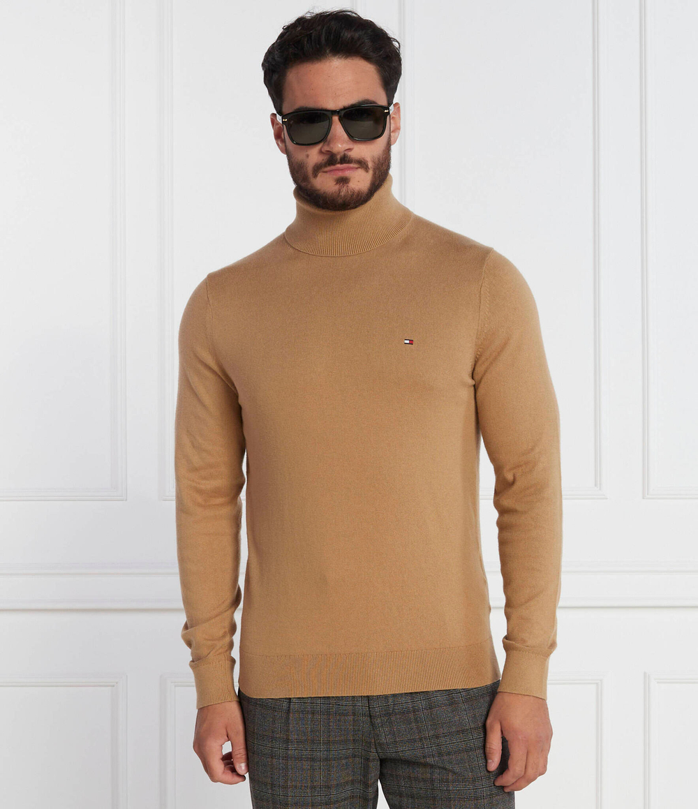 Гольф Tommy Hilfiger - светло-коричневый(MW0MW28048)