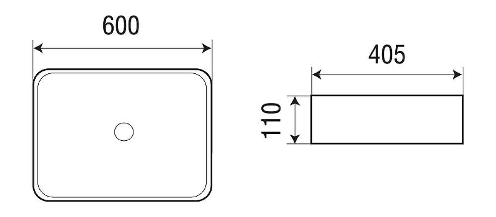 Раковина-чаша WeltWasser Elbach 2174 MW 60 10000004642 Белая матовая