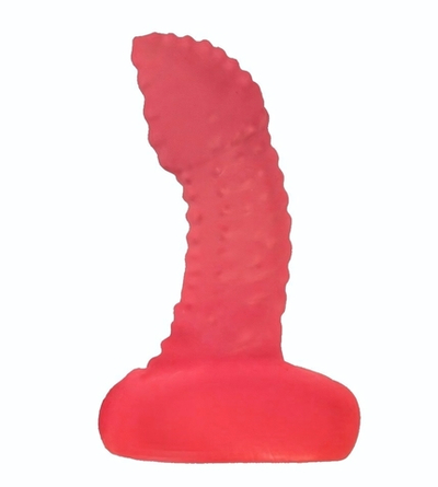 Розовый анальный фаллоимитатор для стимуляции простаты - 7,1 см. (Цвет: розовый)