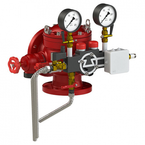 Узел управления дренчерный с пневмоприводом