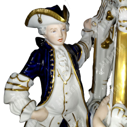 Прогулка на портшезе. Фарфор. Чехия, Royal Dux, 1970