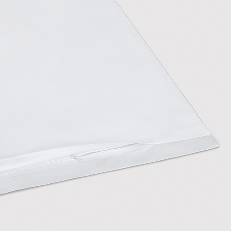 Постельное белье 2 спальное евро Сlaire&Caroll Frame белое с оливково-бежевым