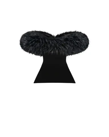 Корсет с мехом