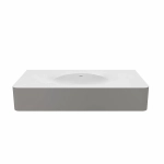 Раковина Vincea Caprise VCB-4CA100MWLG белый матовый/светло-серый матовый