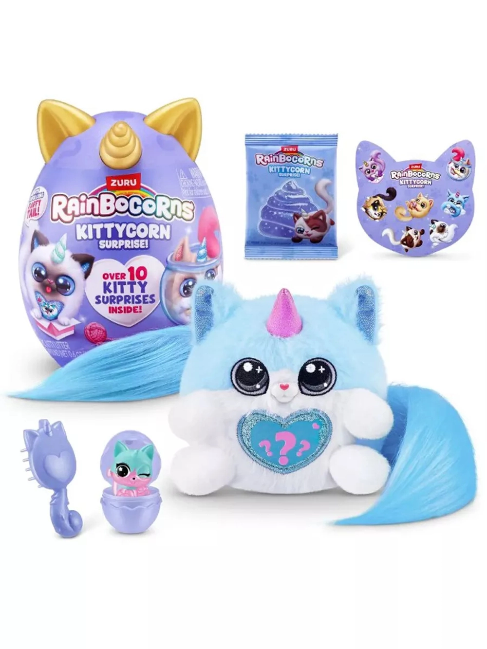 Мягкая игрушка Зуру Rainbocorns Kittycorn Котик