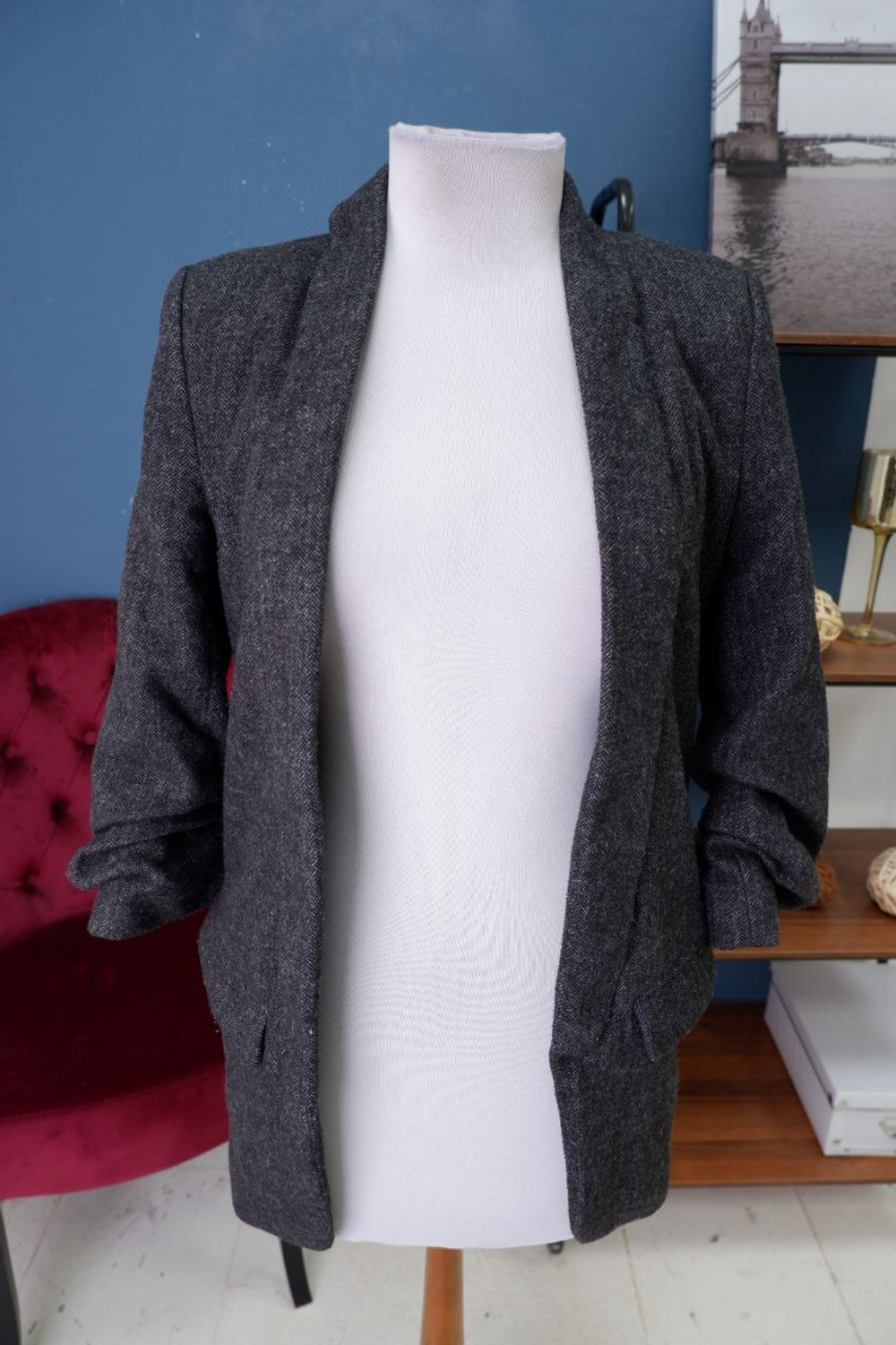 Пиджак Zara модный 42 размер