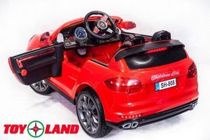 Детский электромобиль Toyland Porsche Cayenne красный