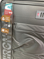 Большой чемодан Mironpan Model 124, Темно-серый, L