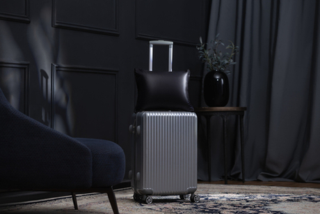 Дорожный плед пуховый 140х200 German Grass Travel Plaid&Pillow Grass Black