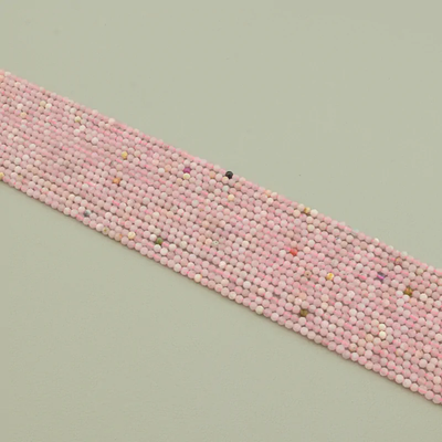 Нитка Морганит 39 см. 2,5 мм. (Без замка)