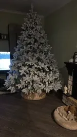 Заснеженная елка «Камчатская» (Литая+пвх) 180 см / 1.8 м