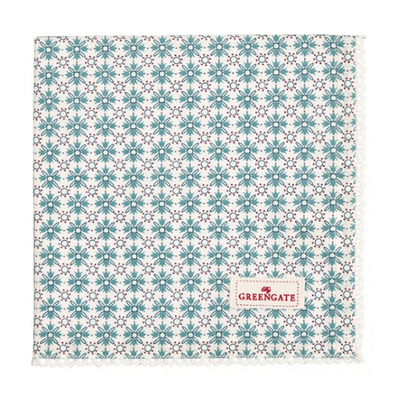 Салфетка Kelsey white с кружевом