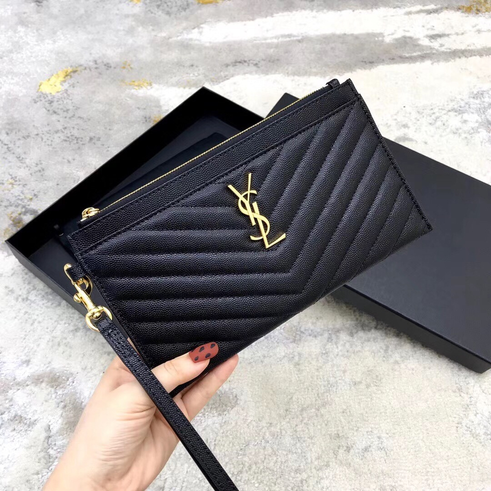 Saint Laurent Large Zipped Pouch